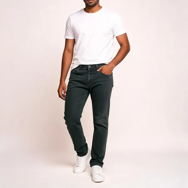 Dark_Grey_3/1_Cotton_Non_Stretchable_Straight_Fit_Jeans_For_Men