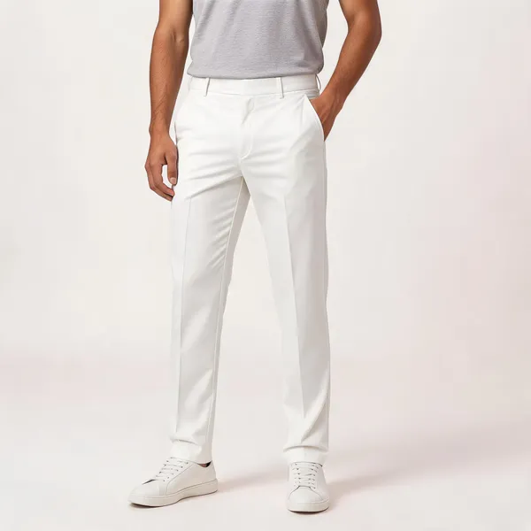 White_Barbie_Fabric_Regular_Fit_Trousers_For_Men