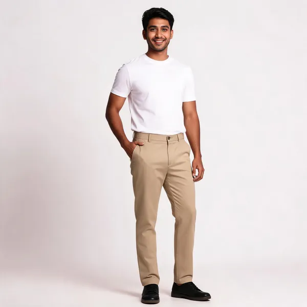 Beige_Barbie_Fabric_Trousers_For_Men