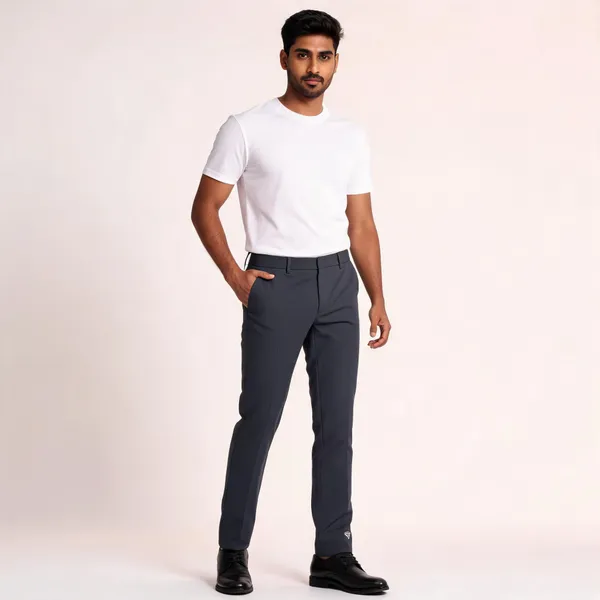 Black_Barbie_Fabric_Slim_Fit_Trousers_For_Men