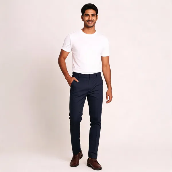 Navy_Barbie_Fabric_Slim_Fit_Trousers_For_Men