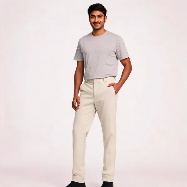 White_Barbie_Fabric_Straight_Fit_Trousers_For_Men