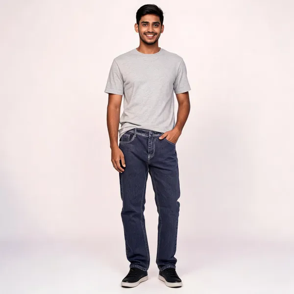 Blue_3/1_Cotton_Non_Stretchable_Regular_Fit_Jeans_For_Men