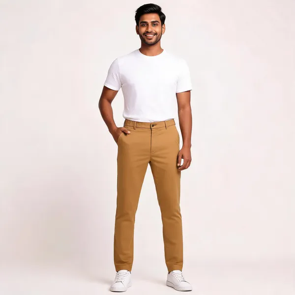 Mustard_Barbie_Fabric_Straight_Fit_Trousers_For_Men