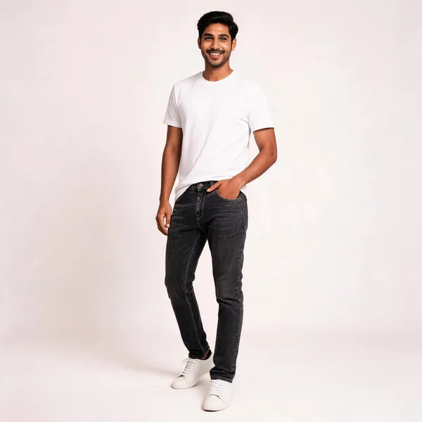 Charcoal_3/1_Cotton_Non_Stretchable_Slim_Fit_Jeans_For_Men