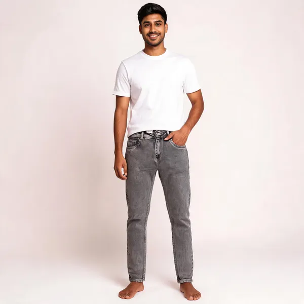 Grey_Denim_Slim_Fit_Jeans_For_Men