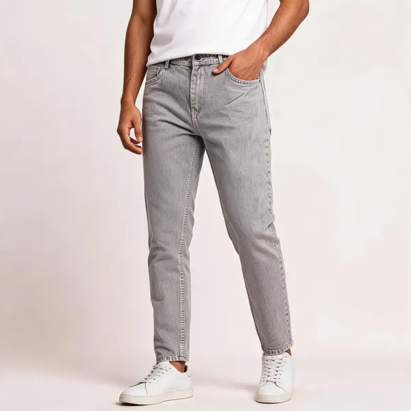 Grey_Denim_Slim_Fit_Jeans_For_Men
