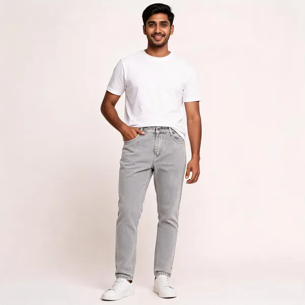 Grey_Denim_Slim_Fit_Jeans_For_Men