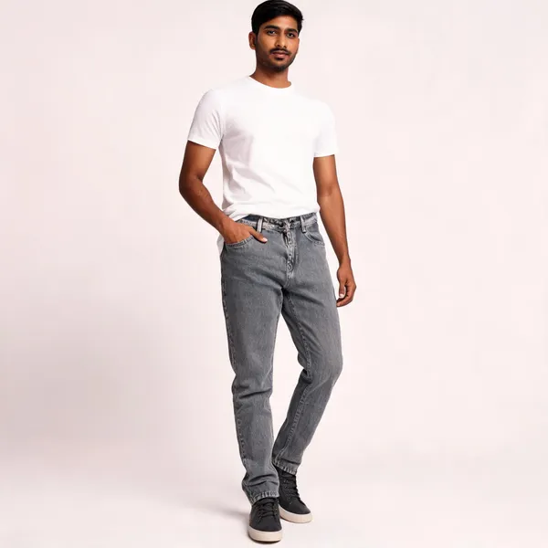 Grey_Denim_Slim_Fit_Jeans_For_Men
