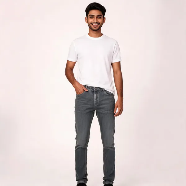 Grey_Denim_Slim_Fit_Jeans_For_Men