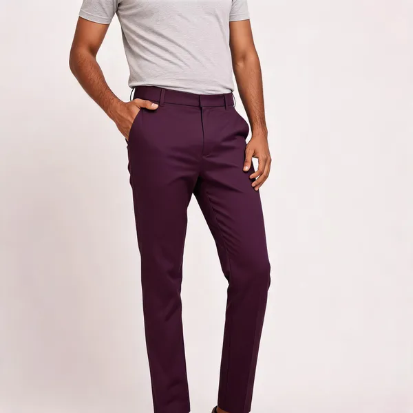 Maroon_Polyester_Formal_Trousers_For_Men