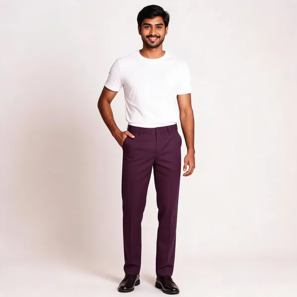 Maroon_Polyester_Formal_Trousers_For_Men