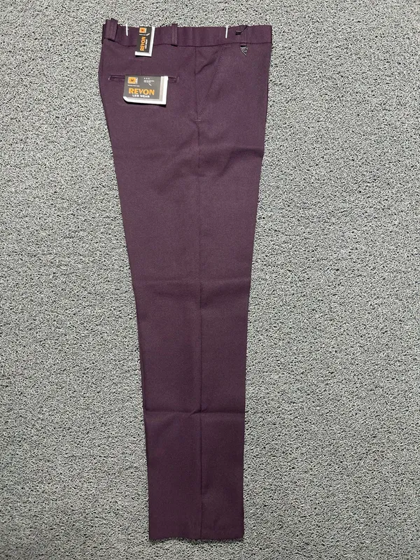 Maroon_Barbie_Fabric_Slim_Fit_Trousers_For_Men