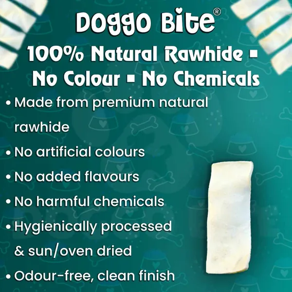 Doggo_Bite_White_Rawhide_Chew_Chips_6x2_Inch_For_Dogs