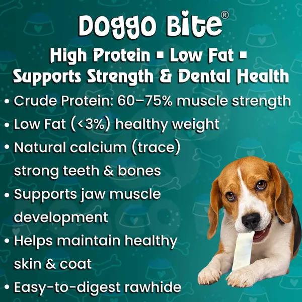 Doggo_Bite_White_Rawhide_Chew_Chips_6x2_Inch_For_Dogs