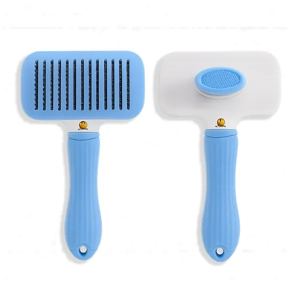 Doggo_Bite_Rectangle_Self_Cleaning_Slicker_Brush_For_Pets