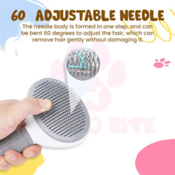 Doggo_Bite_Rectangle_Self_Cleaning_Slicker_Brush_For_Pets