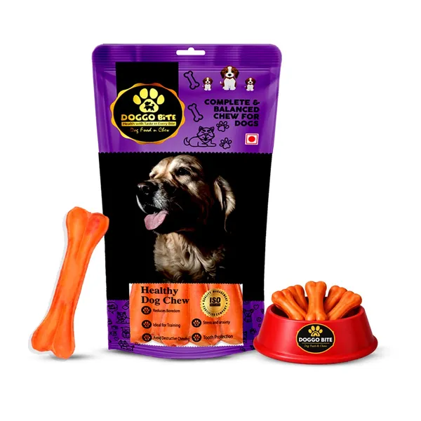 Doggo_Bite_Chicken_Barbeque_Rawhide_Chew_Bone_5_Inch_For_Puppies_And_Medium_Dogs