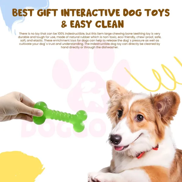 Doggo_Bite_Crystal_Twist_Bone_Shape_Rubber_Chew_Toy_13_Cm_For_Dogs