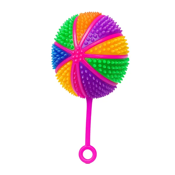 Doggo_Bite_Luxe_Spark_Spiked_Rubber_Ball_Dog_Toy_8.5_Cm