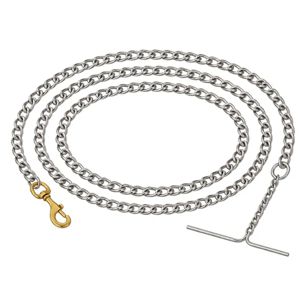 Doggo_Bite_Steel_Walking_Chain_Brass_Hook_5_Feet_For_Dogs