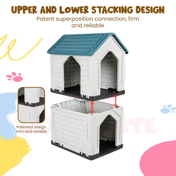 Doggo_Bite_Pawvilla_Double_Storey_Plastic_Outdoor_Dog_House_With_Steps