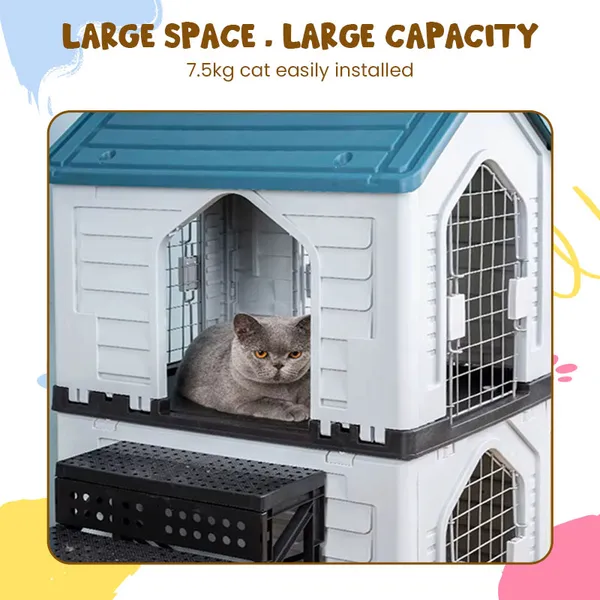 Doggo_Bite_Pawvilla_Double_Storey_Plastic_Outdoor_Dog_House_With_Steps