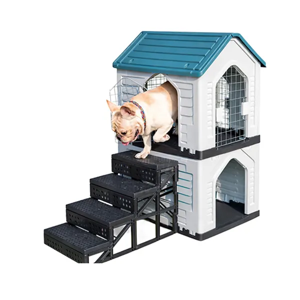 Doggo_Bite_Pawvilla_Double_Storey_Plastic_Outdoor_Dog_House_With_Steps