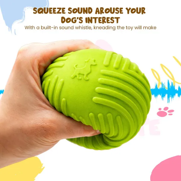 Doggo_Bite_Paw_Core_Rubber_Ball_Chew_Toy_7.5_Cm