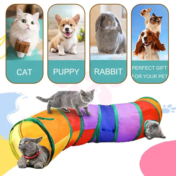 Doggo_Bite_Rainbow_Curved_Play_Tunnel_25x123_Cm_For_Cats