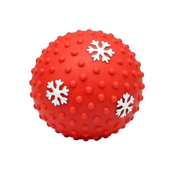 Doggo_Bite_Snow_Ball_Rubber_Chew_Toy_8.5_Cm_For_Dogs