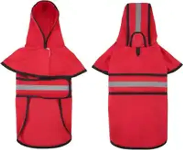DOGGO_BITE®_Dog_Raincoat_|_Available_in_Yellow_&_Red_|_7_Sizes_–_Small,_Medium,_Large,_X-Large,_2X-Large,_3X-Large_&_4X-Large_|_Rain_Protlection_Support_for_Dogs