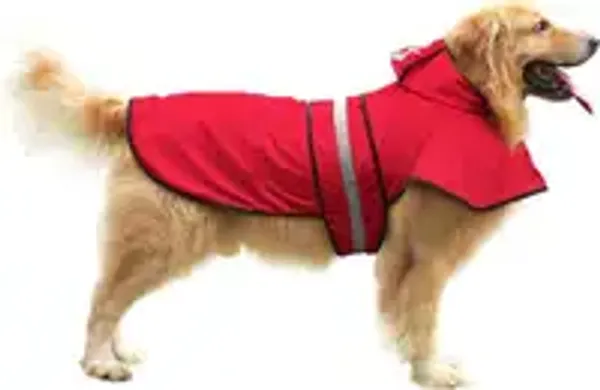 DOGGO_BITE®_Dog_Raincoat_|_Available_in_Yellow_&_Red_|_7_Sizes_–_Small,_Medium,_Large,_X-Large,_2X-Large,_3X-Large_&_4X-Large_|_Rain_Protlection_Support_for_Dogs