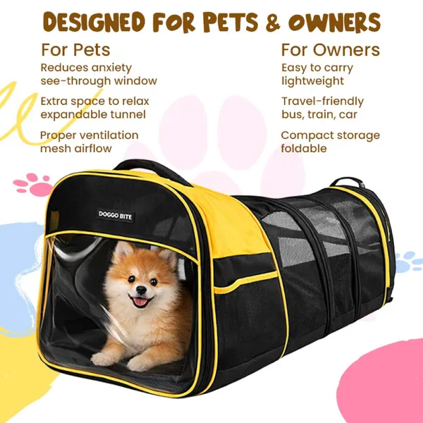 Doggo_Bite_Tunnelpod_Expandable_Travel_Carrier_For_Cats_And_Kittens