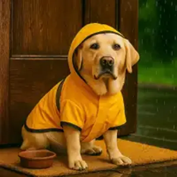 DOGGO_BITE®_Dog_Raincoat_|_Available_in_Yellow_&_Red_|_7_Sizes_–_Small,_Medium,_Large,_X-Large,_2X-Large,_3X-Large_&_4X-Large_|_Rain_Protlection_Support_for_Dogs