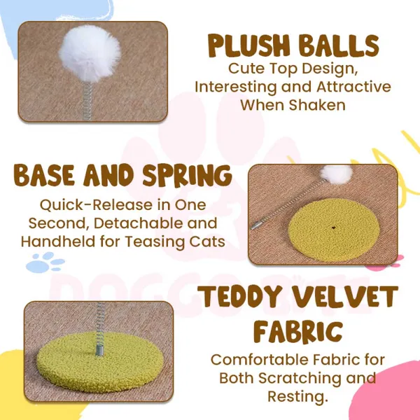 Doggo_Bite_Cat_Tree_Spring_Toy_Fluffy_Ball_Carpet_Base_25_Cm