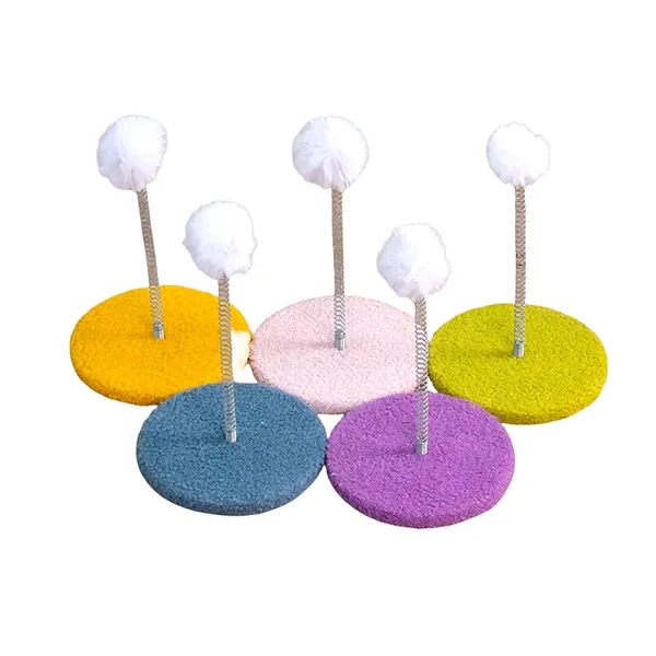 Doggo_Bite_Cat_Tree_Spring_Toy_Fluffy_Ball_Carpet_Base_25_Cm