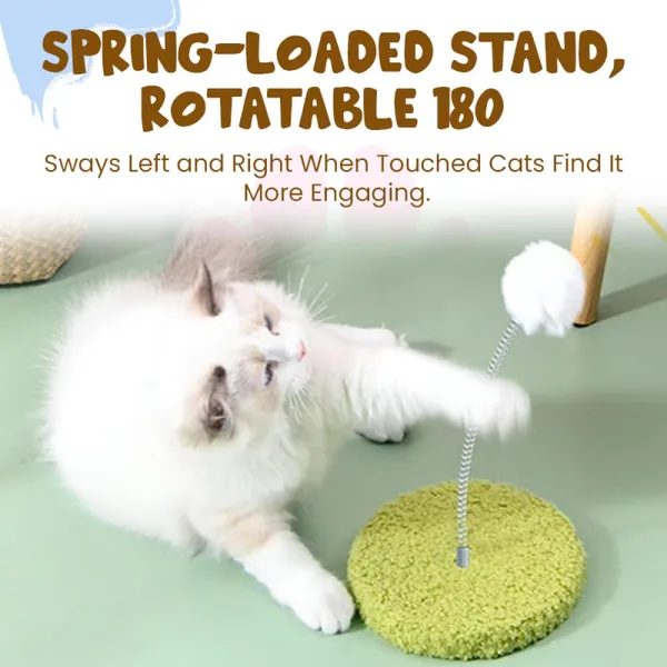 Doggo_Bite_Cat_Tree_Spring_Toy_Fluffy_Ball_Carpet_Base_25_Cm