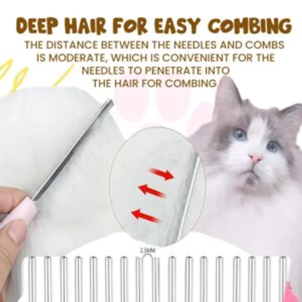 Doggo_Bite_Single_Steel_And_Plastic_Pet_Grooming_Comb