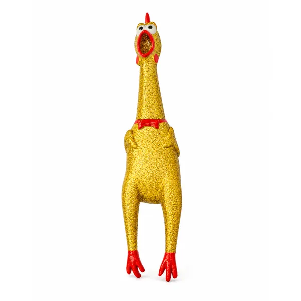 Doggo_Bite_Vinyl_Glitter_Squeeze_Screaming_Chicken_Dog_Toy