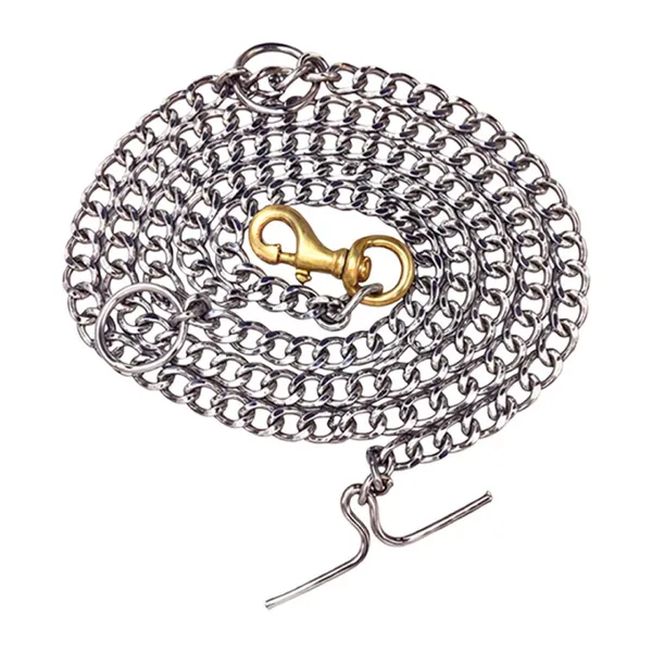 Doggo_Bite_Steel_Diamond_Cut_Walking_Chain_Brass_Hook_For_Dogs