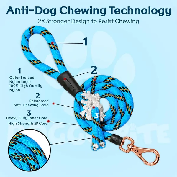 Doggo_Bite_Blue_Nylon_Rope_Dog_Walking_Leash_With_Silicone_Cap_Pack_Of_2