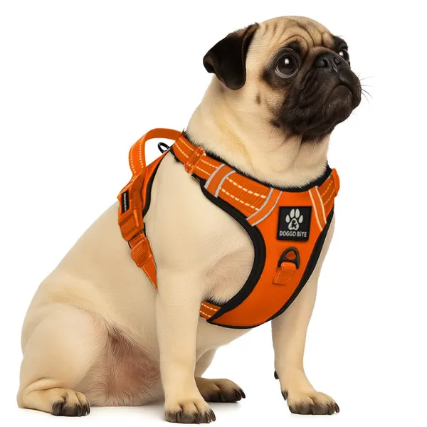 Doggo_Bite_Pink_Reflective_Vest_Dog_Harness_With_Padded_Handle_And_Buckle