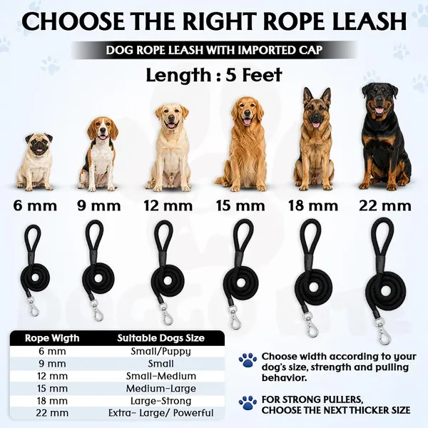 Doggo_Bite_Black_Nylon_Rope_Dog_Walking_Leash_For_Dogs_And_Puppies