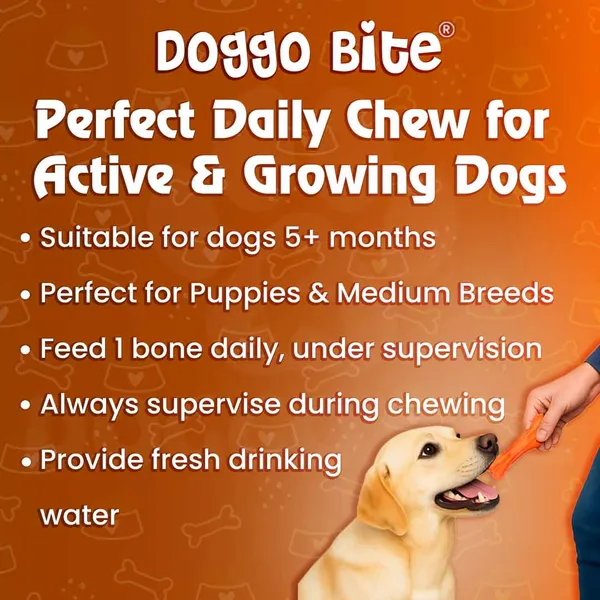 Doggo_Bite_Chicken_Barbeque_Rawhide_Chew_Bone_8_Inch_For_Medium_And_Large_Dogs
