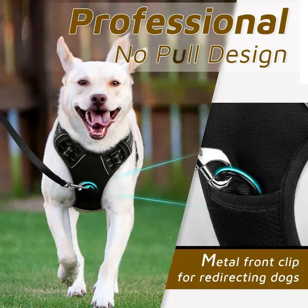 Doggo_Bite_Black_Reflective_Vest_Dog_Harness_And_Leash_Set