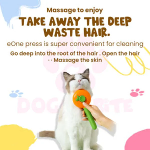 Doggo_Bite_Round_Self_Cleaning_Slicker_Brush_For_Dogs_And_Cats