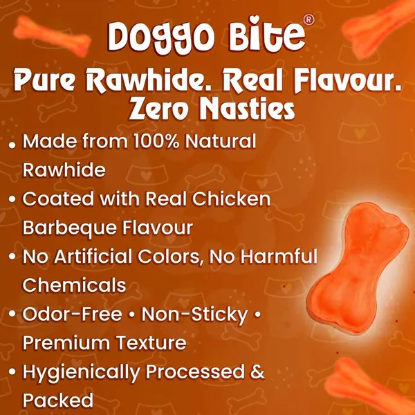 Doggo_Bite_Chicken_Barbeque_Rawhide_Chew_Bone_3_Inch_For_Puppies_And_Small_Dogs