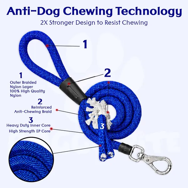 Doggo_Bite_Blue_Nylon_Rope_Dog_Walking_Leash_With_Imported_Cap_Pack_Of_2