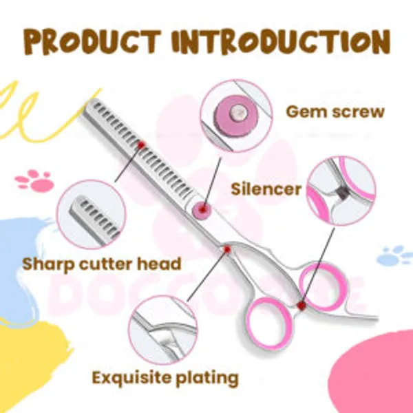 Doggo_Bite_4_Piece_Stainless_Steel_Pet_Grooming_Scissor_Set